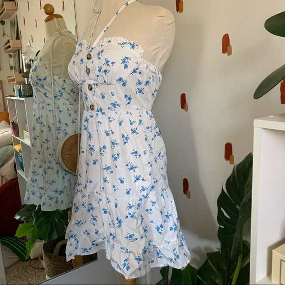 🌸 Floral Summer/Spring Ruffled Dress - Picture 4 of 5